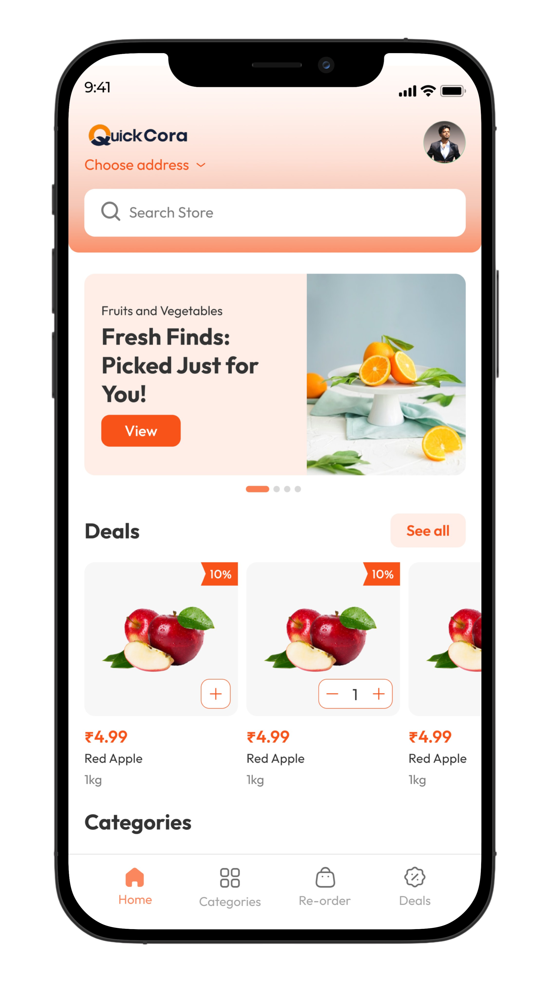Beautiful UI mockup of the platform